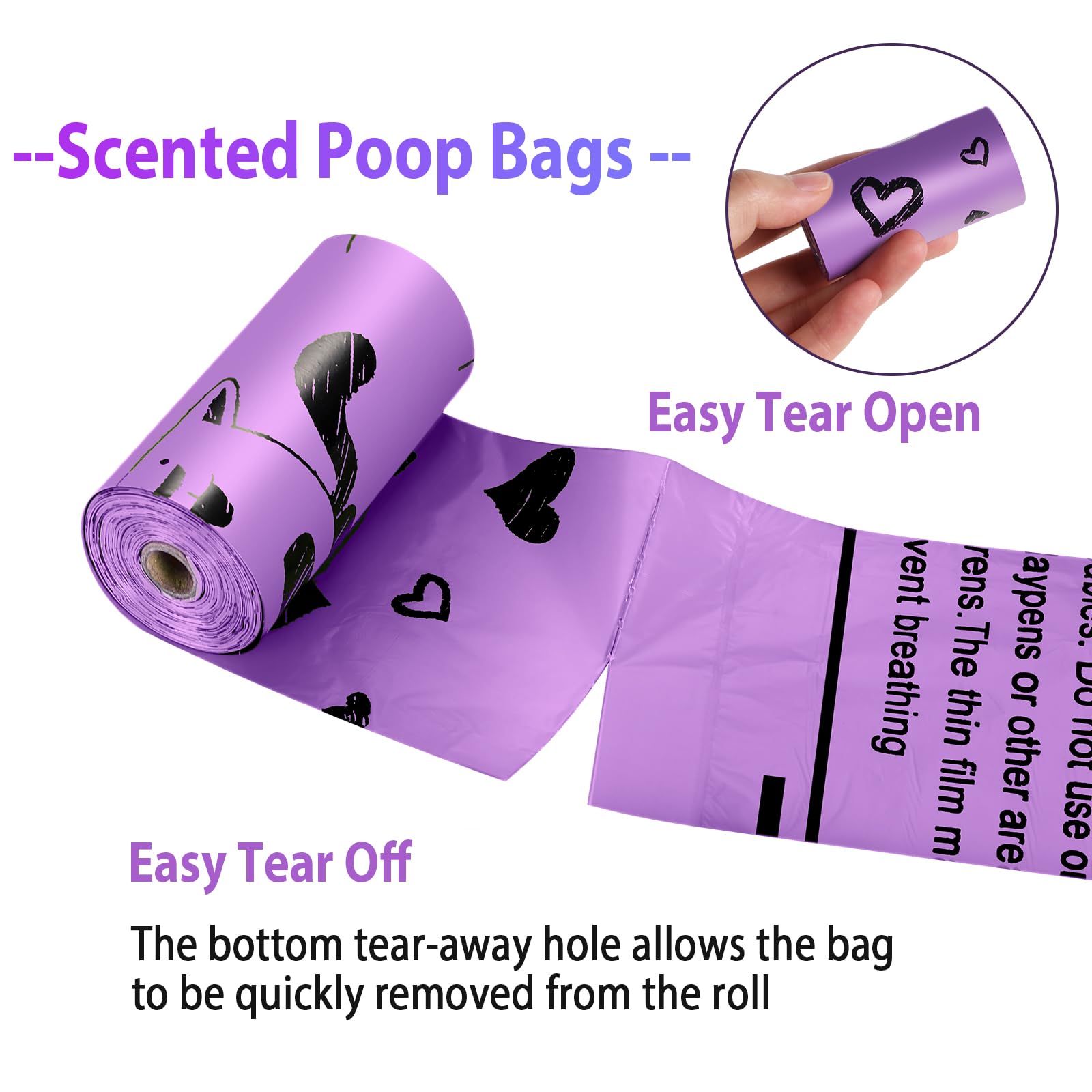 Yingdelai Dog Poop Bag Rolls - 540 Count Dog Waste Bags With Dispenser, Extra Thick Strong Leak Proof Poop Bags For Dogs Doggy |
